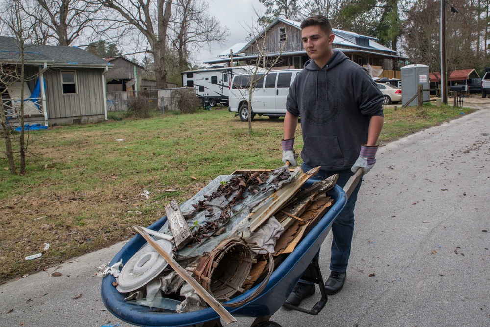 Cleaning up the town