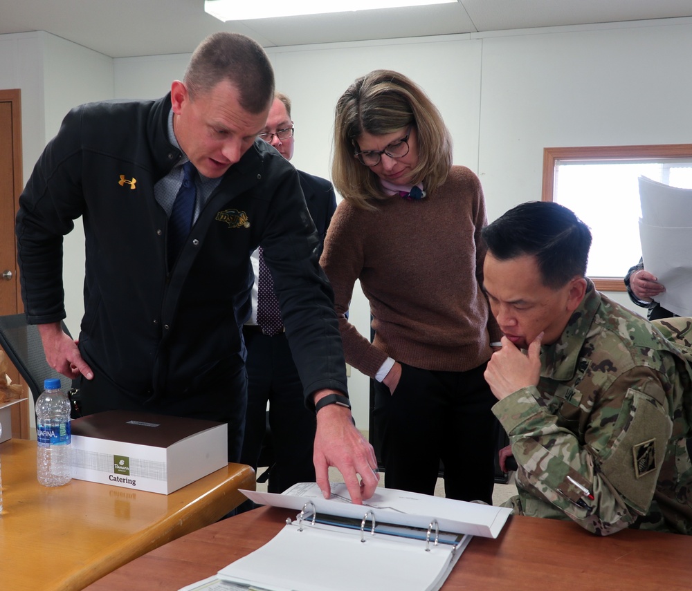 Senior leaders visit district