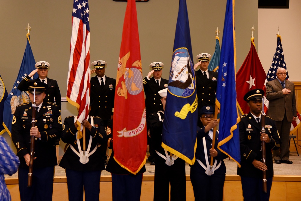 DVIDS - Images - A joint-service flag detail presents the colors during ...