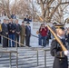 Luxembourg Embassy and Leadership Place a Wreath at the Battle of the Bulge Monument