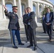 Luxembourg Embassy and Leadership Place a Wreath at the Battle of the Bulge Monument