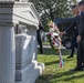 Luxembourg Embassy and Leadership Place a Wreath at the Battle of the Bulge Monument