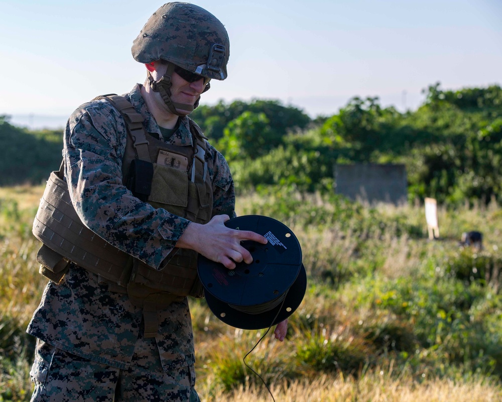 Marines Conduct Explosive Ordnance Disposal Training