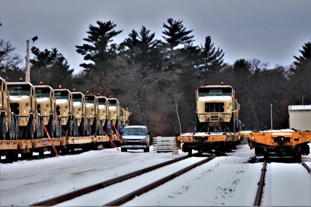 Fort McCoy supports December rail movement for transportation company