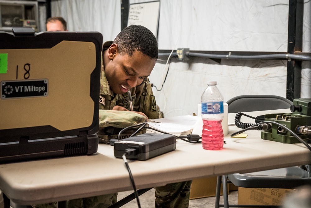 31st Brigade Command Team Visits C-RAM Testing Site