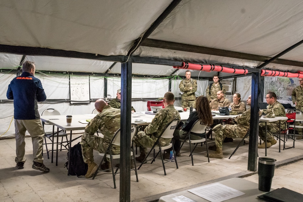31st Brigade Command Team Visits C-RAM Testing Site