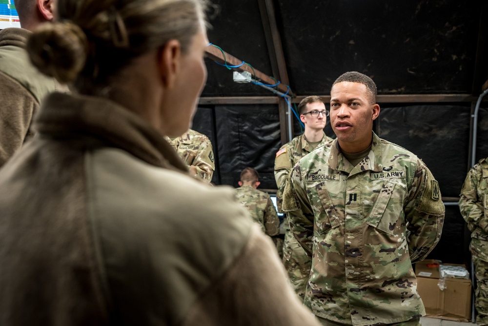 31st Brigade Command Team Visits C-RAM Testing Site