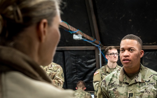 31st Brigade Command Team Visits C-RAM Testing Site