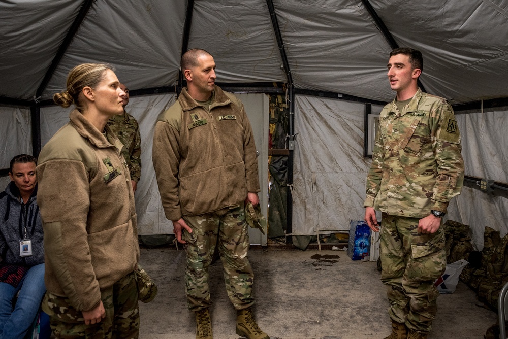 31st Brigade Command Team Visits C-RAM Testing Site