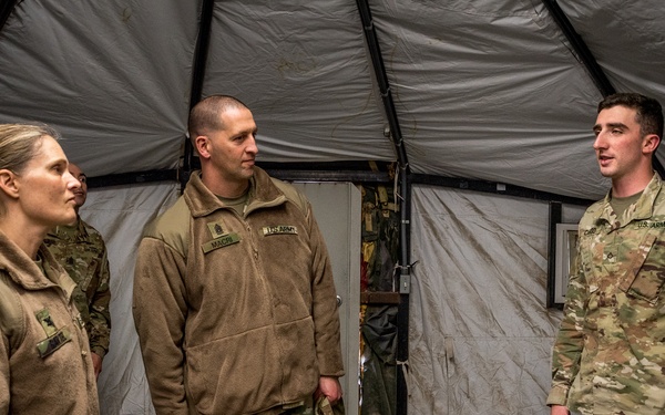 31st Brigade Command Team Visits C-RAM Testing Site