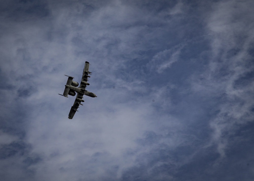 A-10 Thunderbolt II Flyover