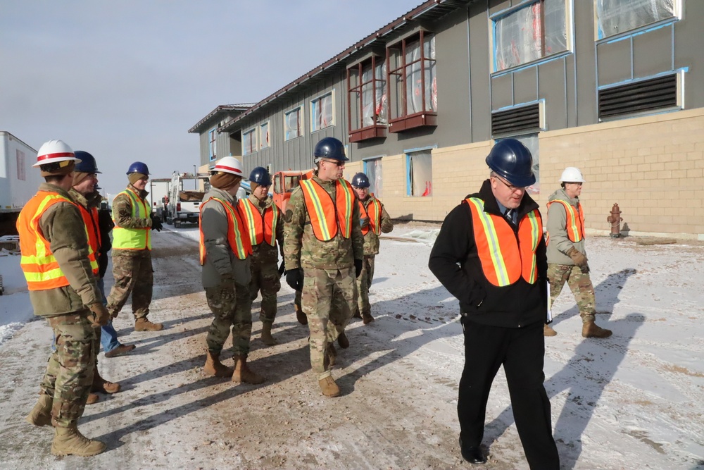 20th AF, AFGSC visits MAFB Airmen, tour upcoming facilities