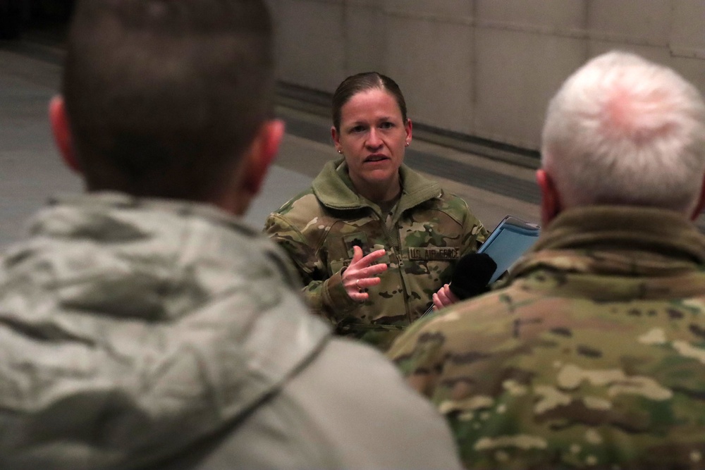 20th AF, AFGSC visits MAFB Airmen, tour upcoming facilities