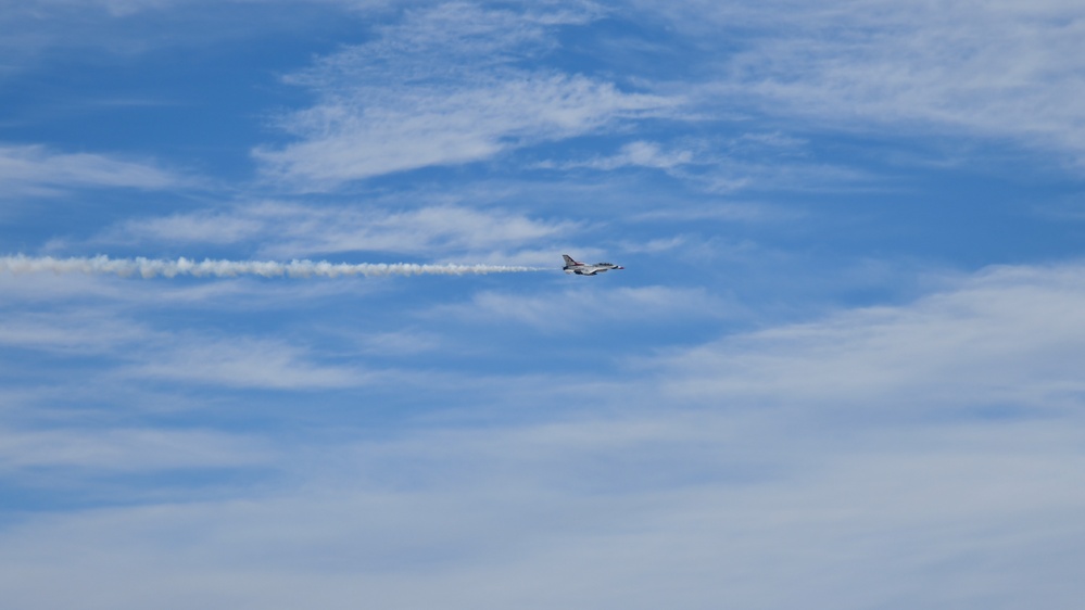 Thunderbird advance pilot conducts site survey