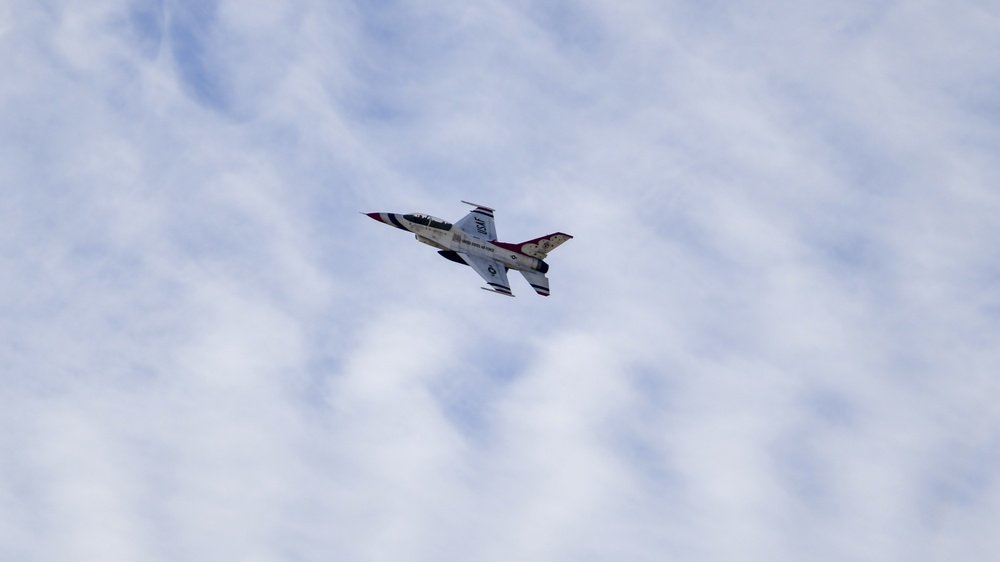 Thunderbird advance pilot conducts site survey