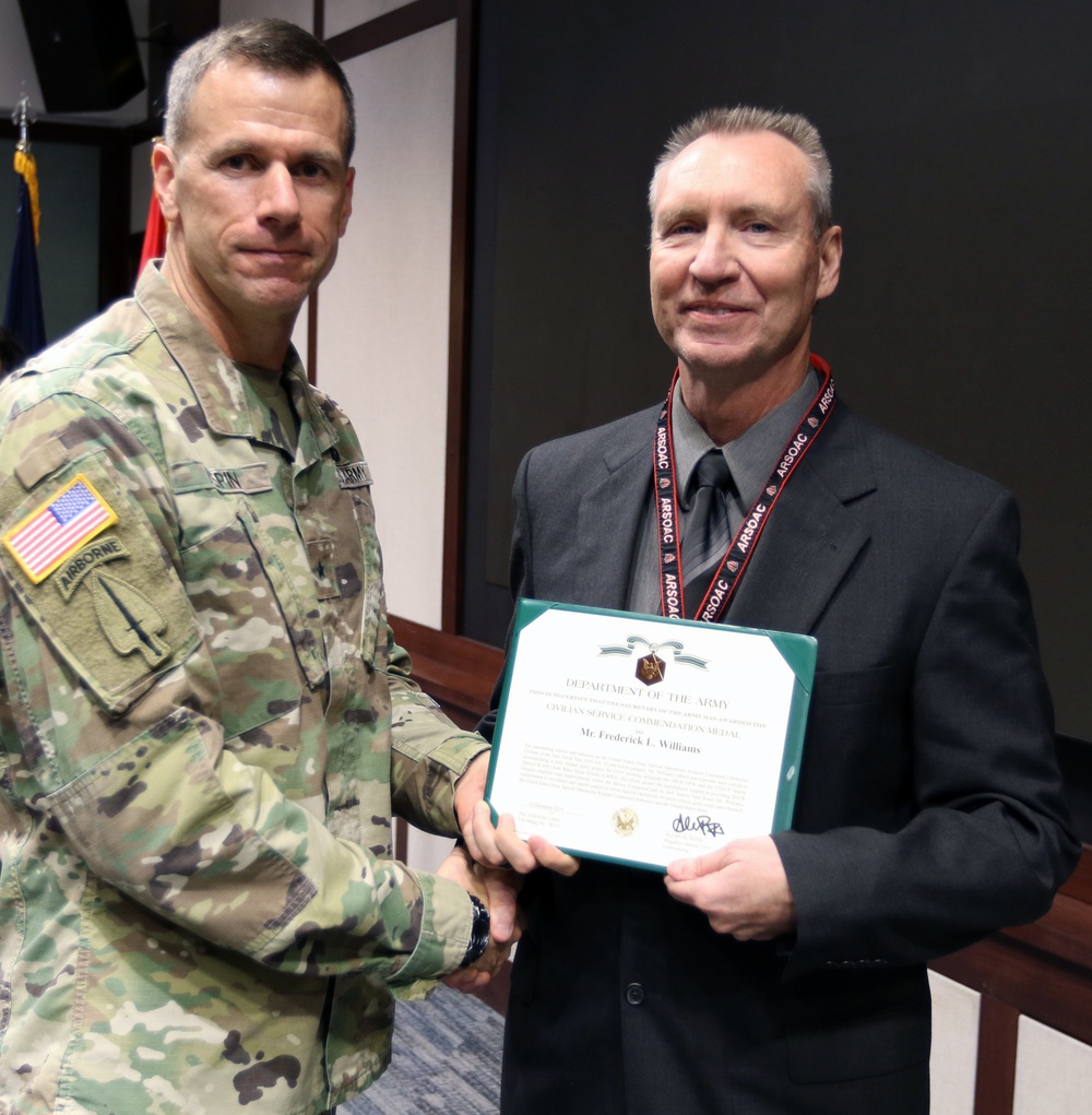 U.S. Army Special Operations Aviation Command 2019 Civilians of the Year