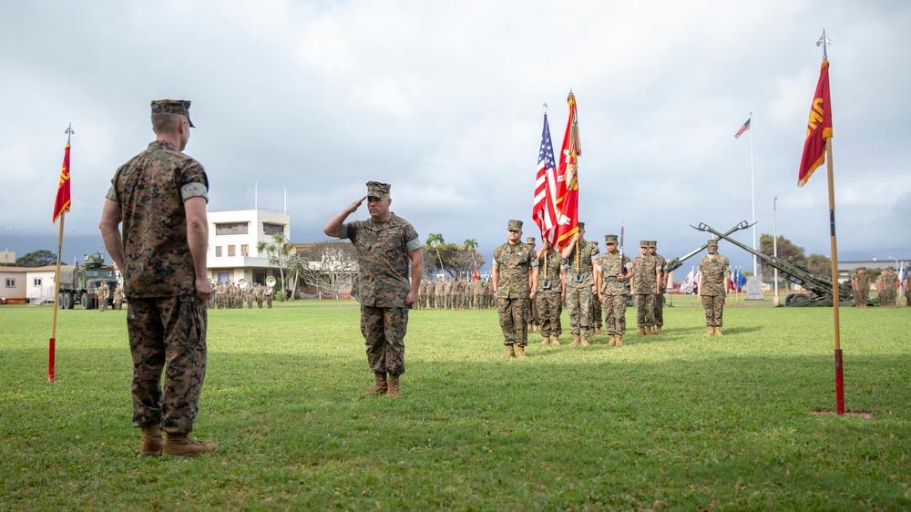 1st Battalion 12th Marines Relief and Appointment Ceremony