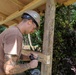 U.S. Navy Seabees deployed with NMCB-5’s Detail Palawan continue construction on Malatgao Elementary School