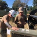 U.S. Navy Seabees deployed with NMCB-5’s Detail Palawan continue construction on Malatgao Elementary School