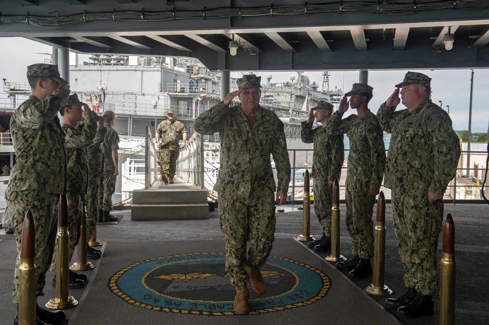 Navy surgeon general visits Frank Cable