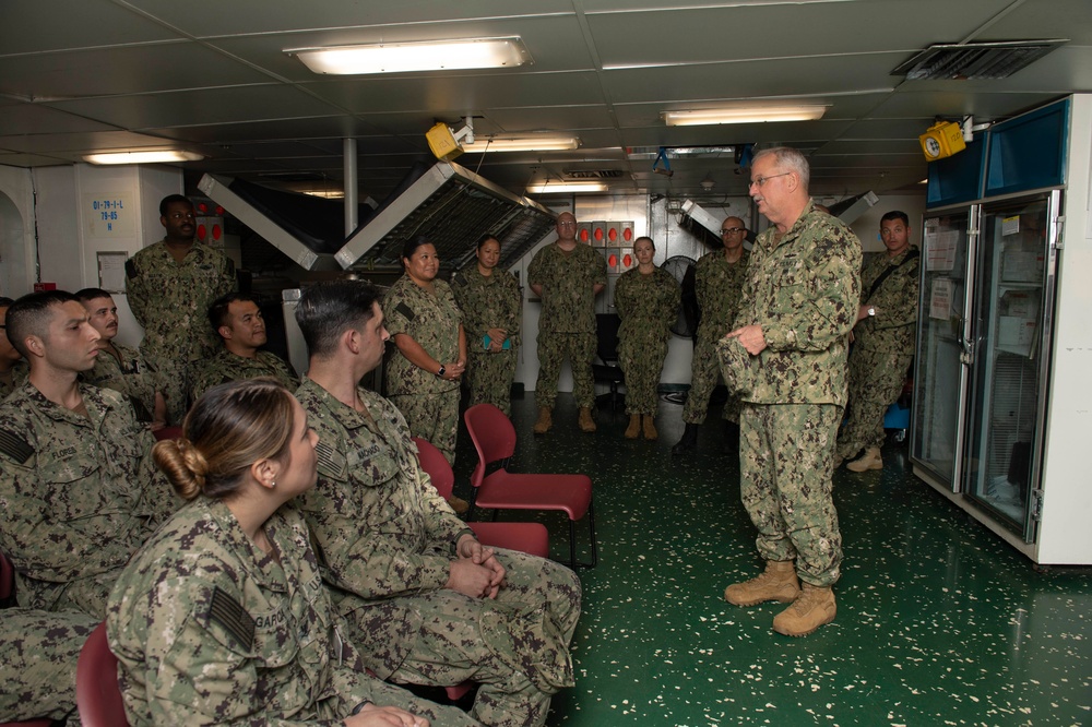 Navy surgeon general visits Frank Cable