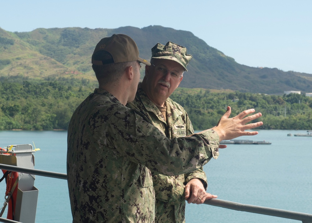 Navy surgeon general visits Frank Cable