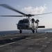 USS Montgomery conducts flight operations