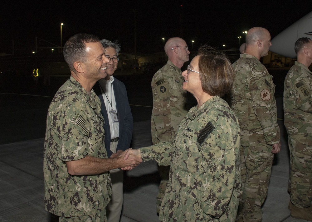 Commander, U.S. 6th Fleet Visits Camp Lemonnier, Djibouti