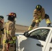 Fire Dept, EOD, leadership participate in vehicle extrication, burn exercise
