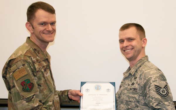 St. Onge Promoted to Master Sergeant