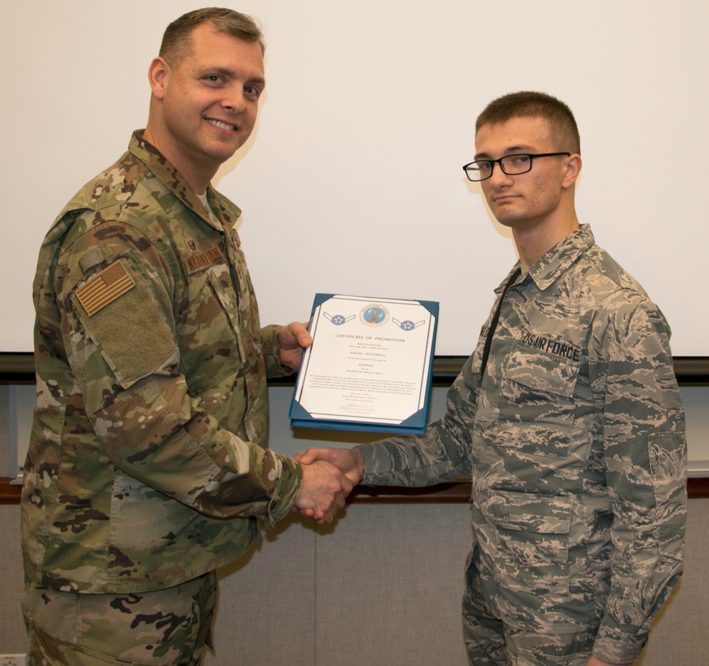 Buchwald Promoted to Airman