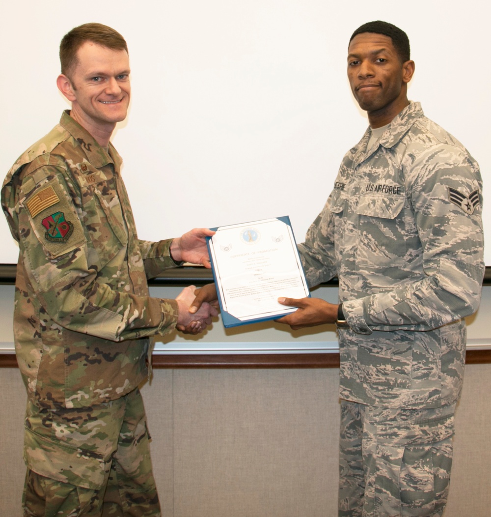 Gillespie Promoted to Staff Sergeant
