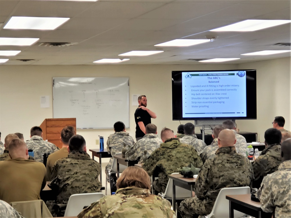 Cold-Weather Operations Course Class 20-02 classroom training