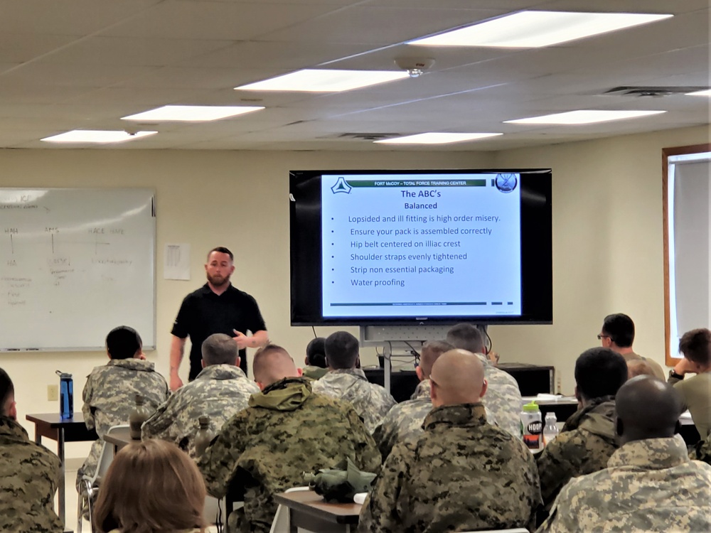 Cold-Weather Operations Course Class 20-02 classroom training