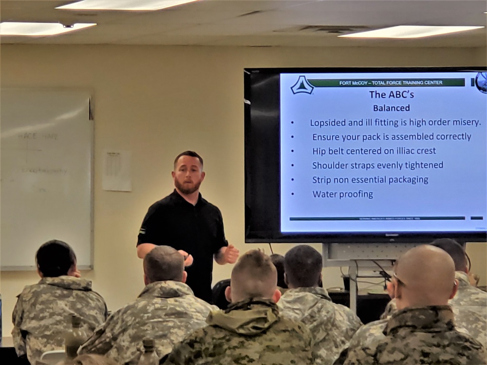 Cold-Weather Operations Course Class 20-02 classroom training