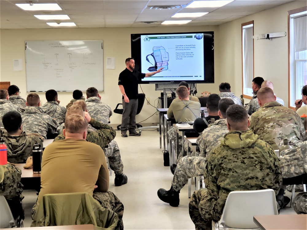 Cold-Weather Operations Course Class 20-02 classroom training