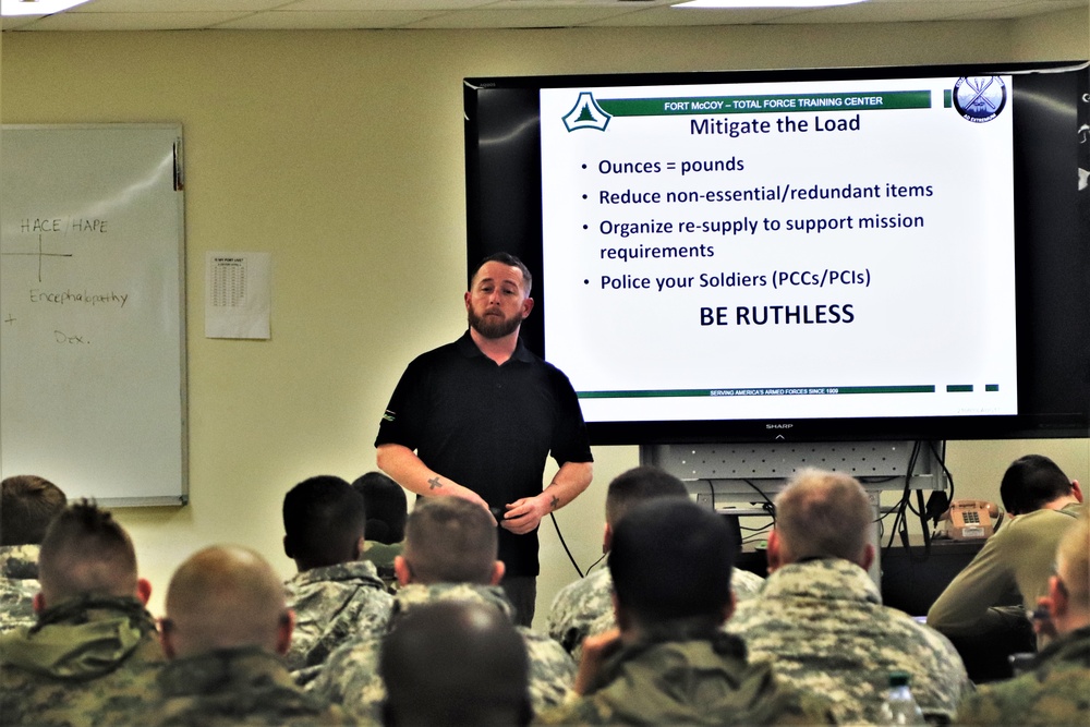 Cold-Weather Operations Course Class 20-02 classroom training