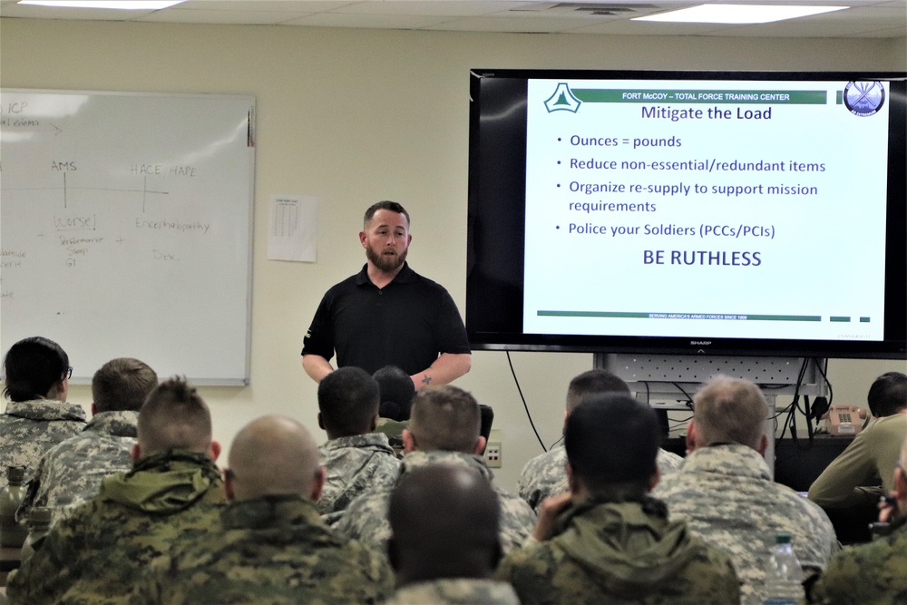 Cold-Weather Operations Course Class 20-02 classroom training