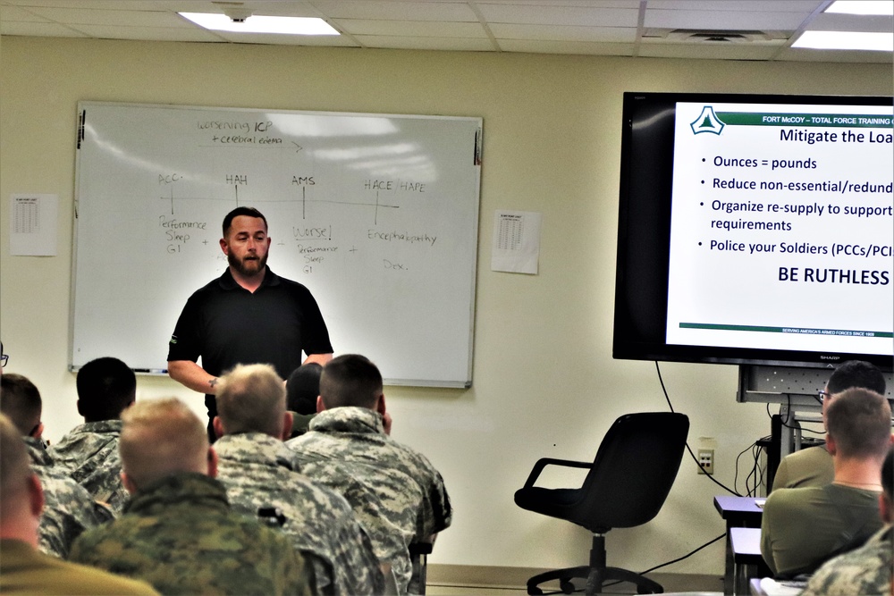 Cold-Weather Operations Course Class 20-02 classroom training