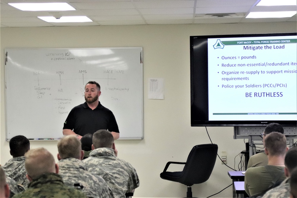 Cold-Weather Operations Course Class 20-02 classroom training