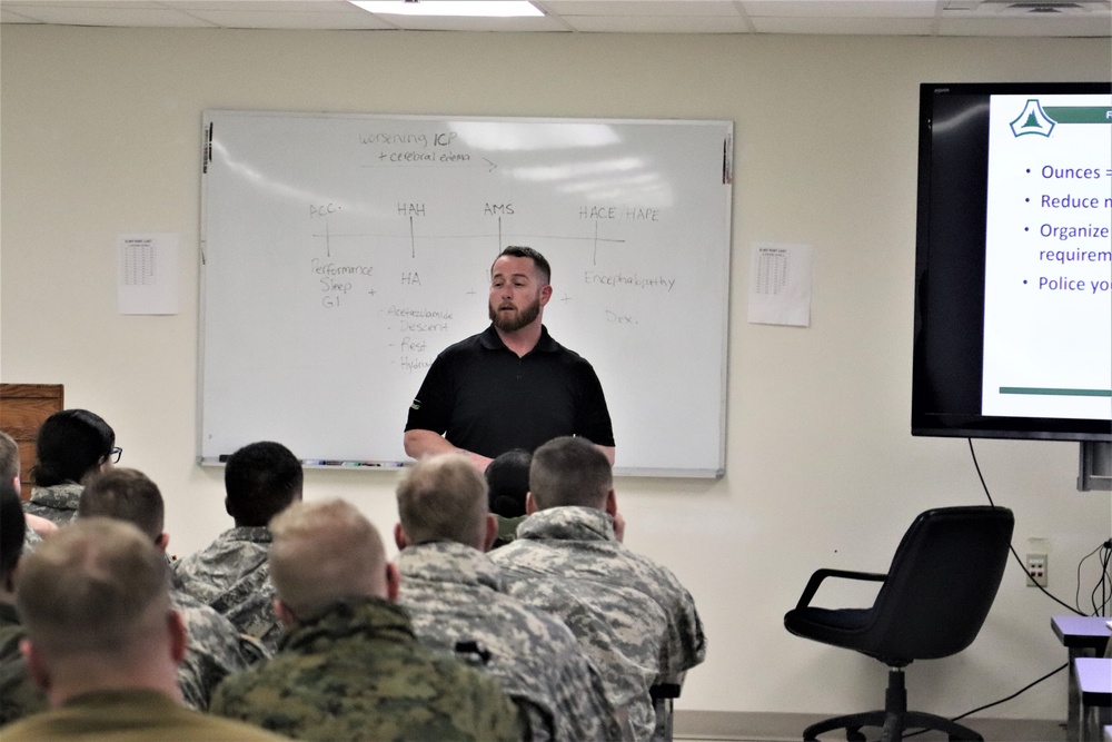 Cold-Weather Operations Course Class 20-02 classroom training