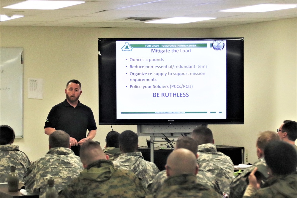 Cold-Weather Operations Course Class 20-02 classroom training