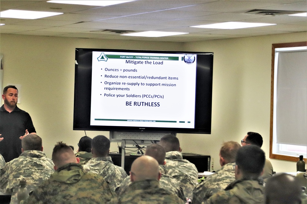 Cold-Weather Operations Course Class 20-02 classroom training