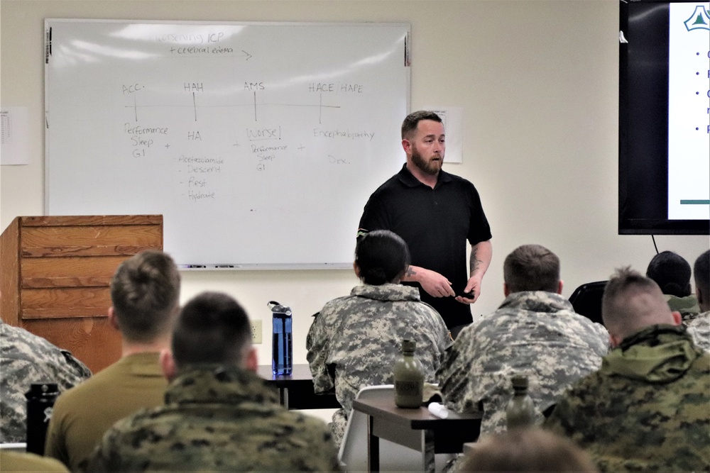 Cold-Weather Operations Course Class 20-02 classroom training