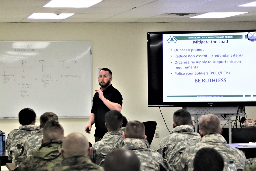 Cold-Weather Operations Course Class 20-02 classroom training