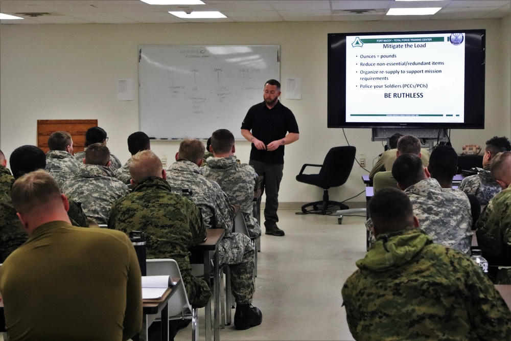 Cold-Weather Operations Course Class 20-02 classroom training