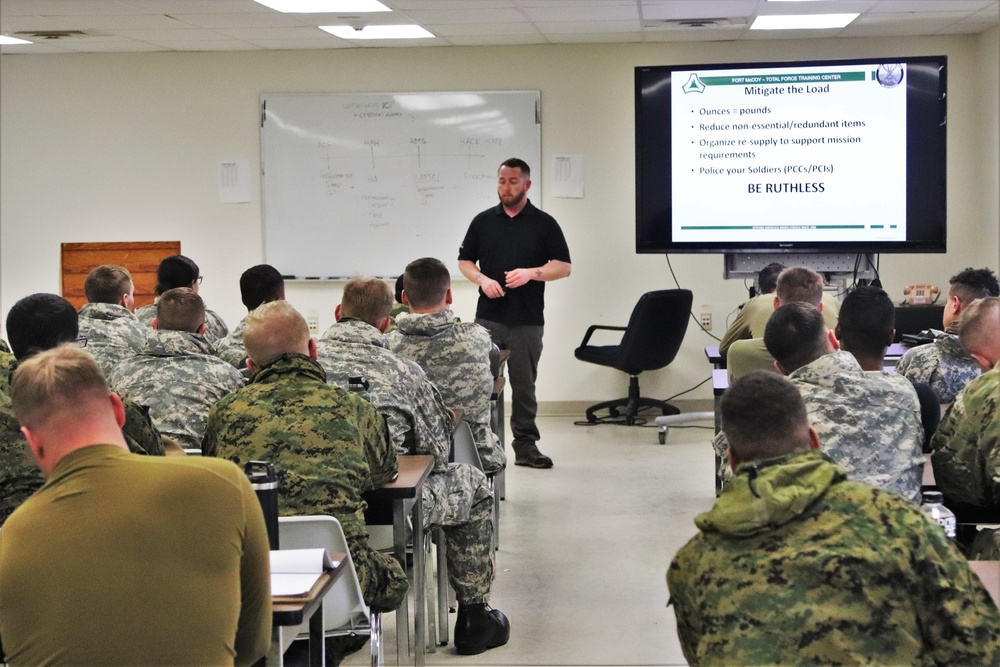 Cold-Weather Operations Course Class 20-02 classroom training