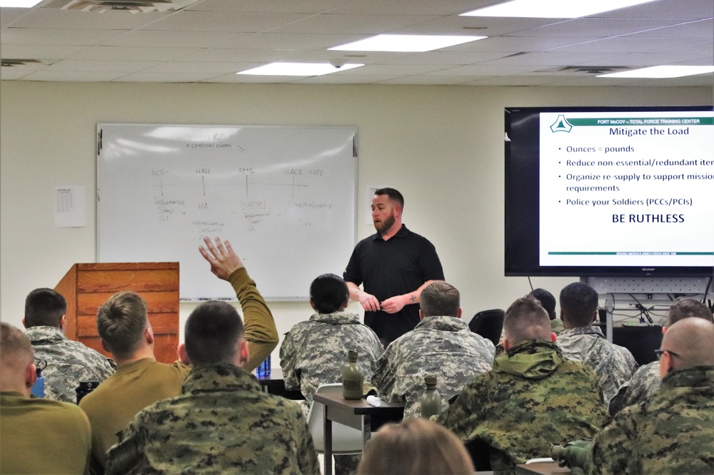 Cold-Weather Operations Course Class 20-02 classroom training