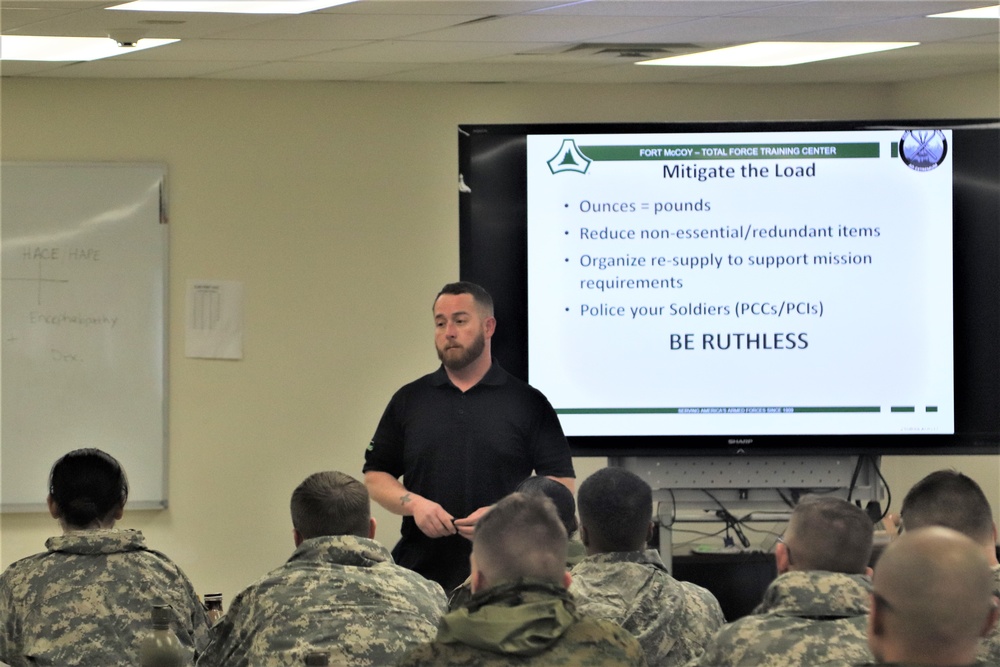 Cold-Weather Operations Course Class 20-02 classroom training