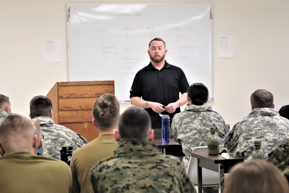 Cold-Weather Operations Course Class 20-02 classroom training